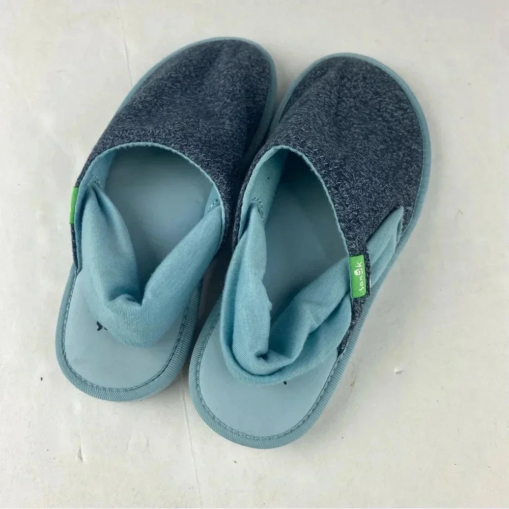 Sanuk Kids Child 13/1 L'il Yoga Sling Cruz Sandal Heathered Blue, Teal/Aqua